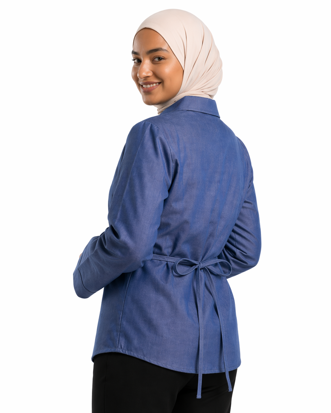 Denim Modest Shirt